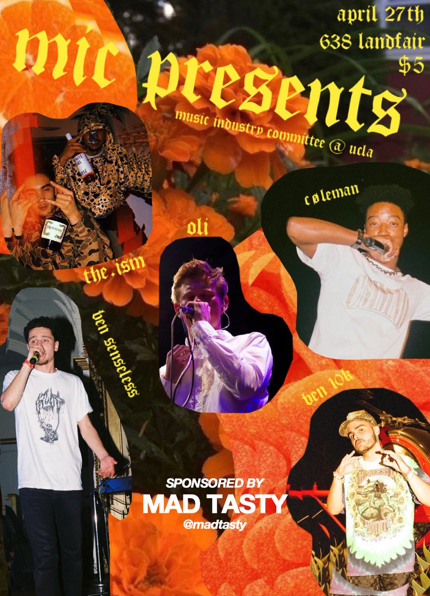 uclamic_'s tweet image. SATURDAY APRIL 27TH! COME ONE COME ALL.