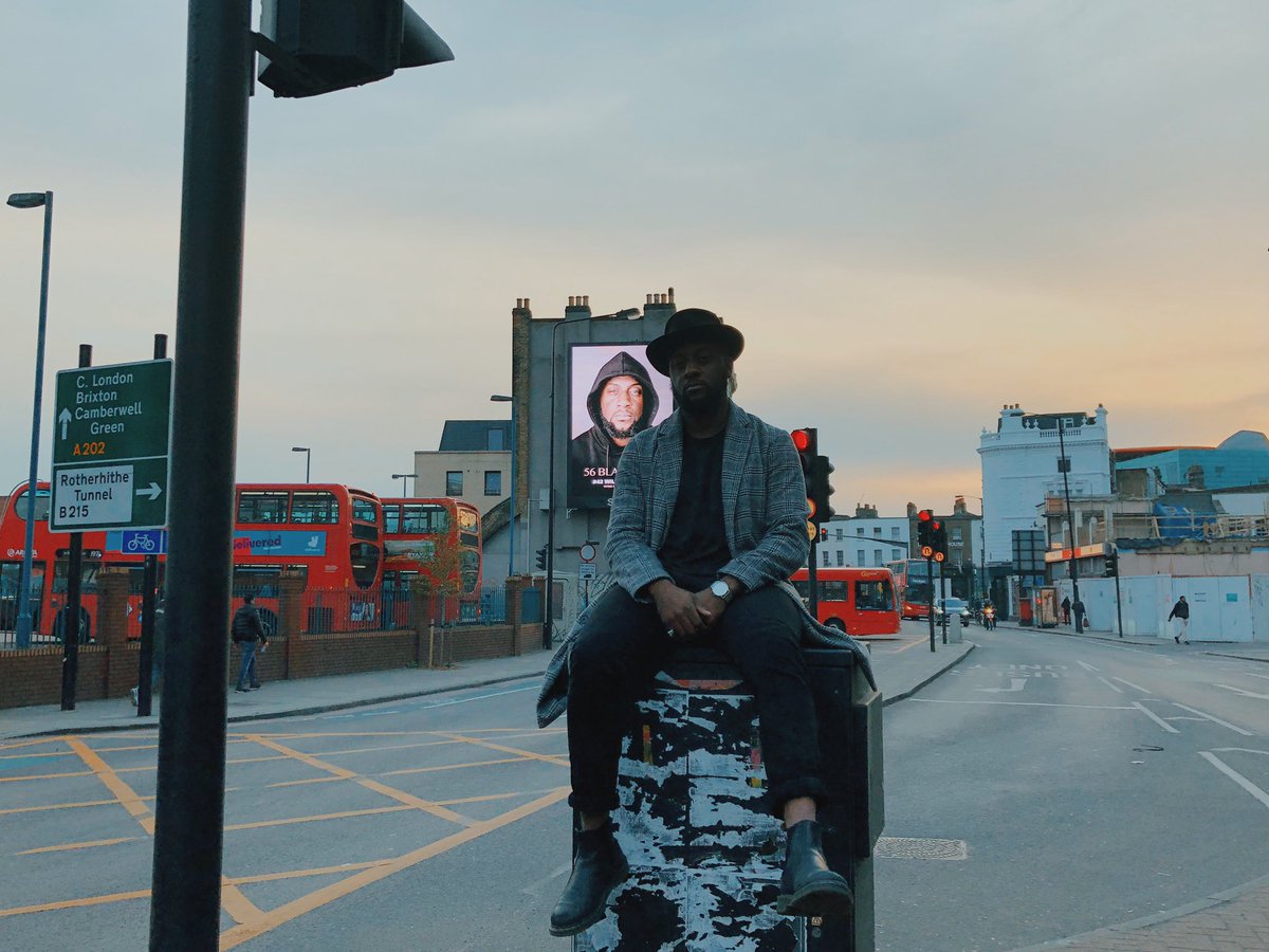 WilliamAdoasi's tweet photo. This is an emotional moment for me. This billboard is right by where I grew up, where I first found community, where the police first slammed my face into a shop window due to ‘mistaken identity’ and where I got my drive to be an entrepreneur - forever grateful // #Peckham https://t.co/LRoFMcmefd