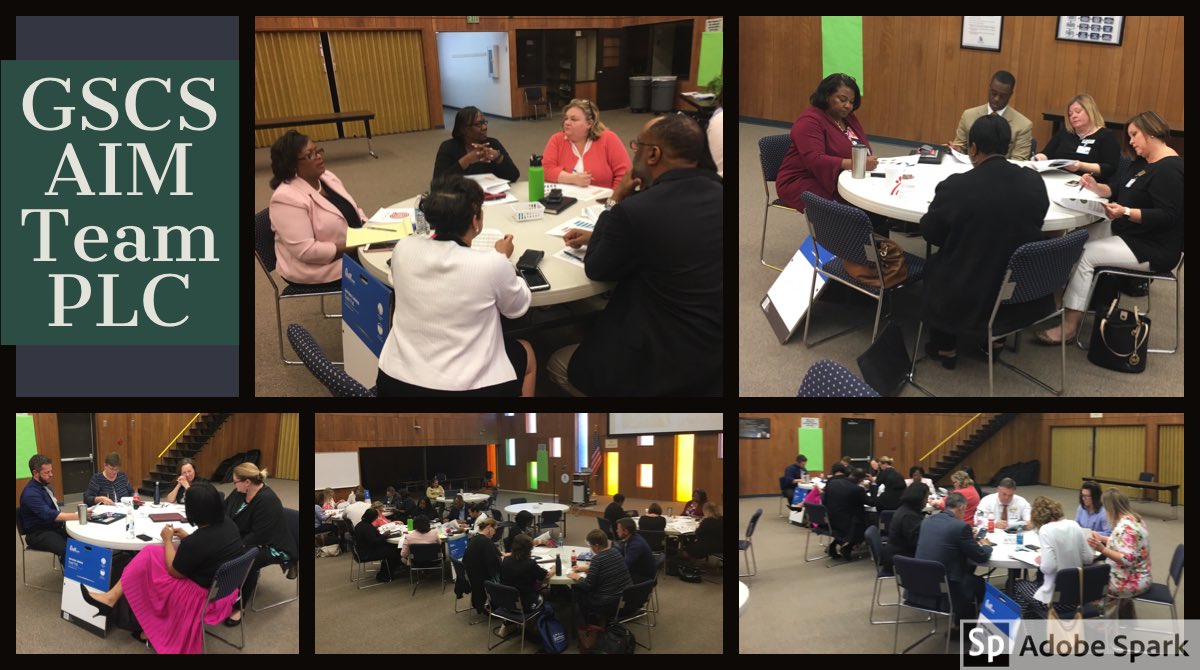 I am truly thankful for the GSCS AIM Team Members. We spent our last PLC today analyzing District AIM Data and determining implications for our work moving forward. A Big Thank You for the time commitment and the work completed. ⁦@GriffinSpalding⁩ #GSCSTakesTheLead