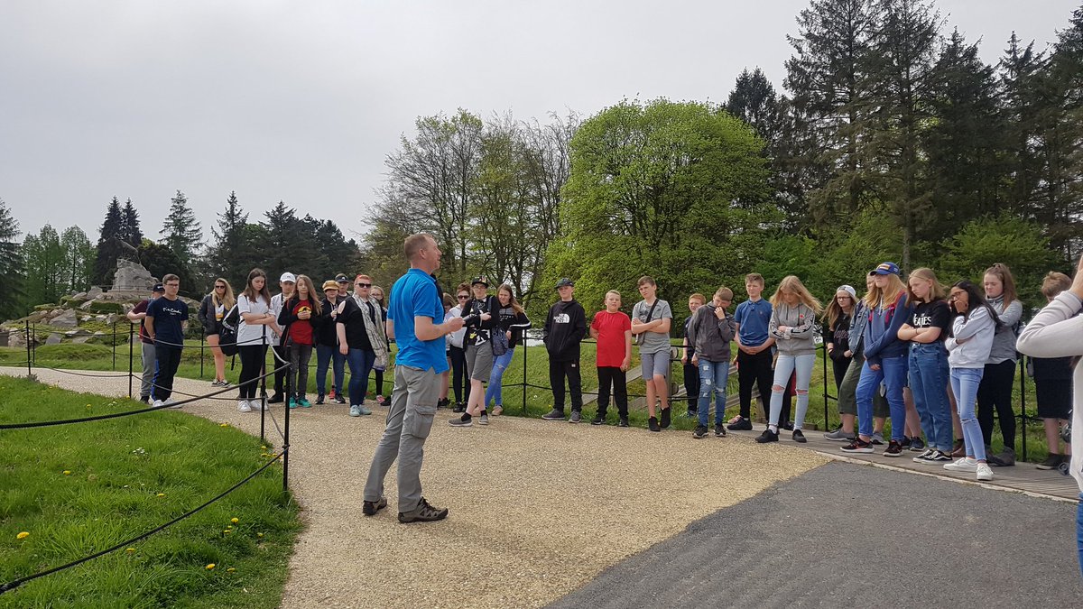 soahistory's tweet photo. A very memorable visit to Newfoundland memorial park today... remembering all Canadian soldiers who fought during World War One @ShireOakAcademy @TimeTravelEdu #WW1 #battlefields https://t.co/JmksfgenUJ