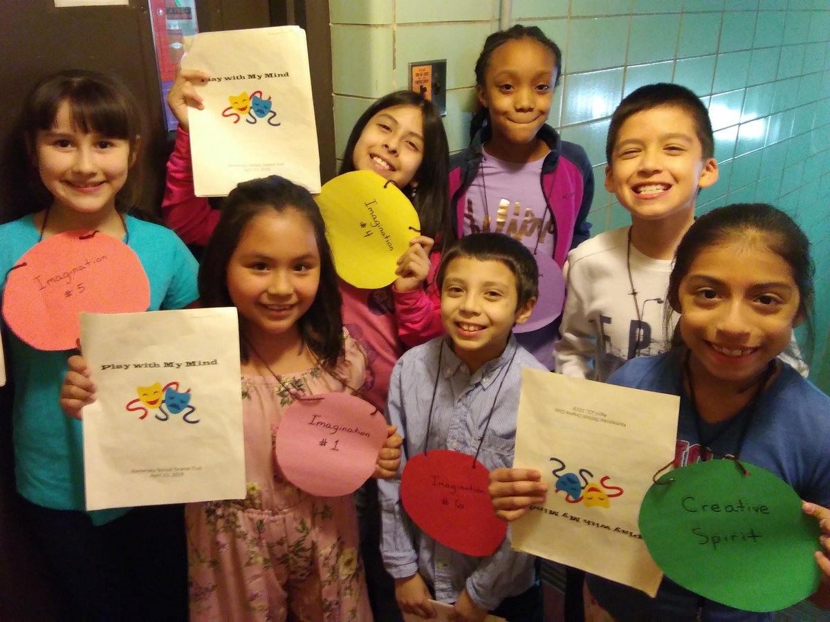 Actors in Komensky Drama Club waiting in the wings to perform "Play with My Mind." #KomenskyMatters #D100Inspires