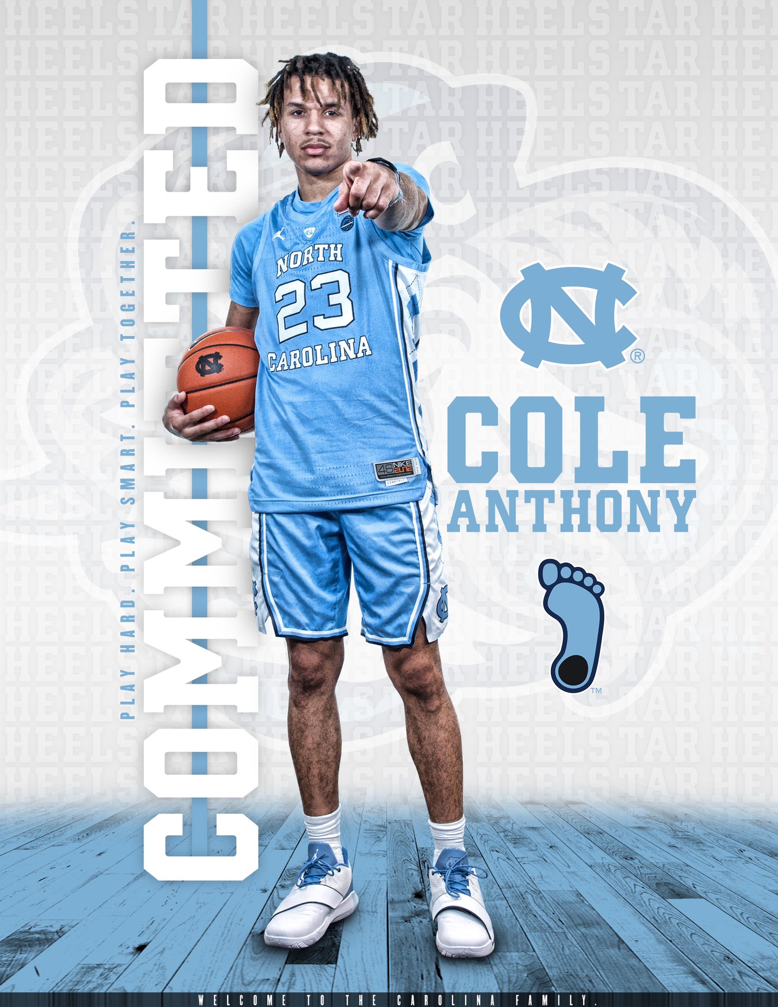 cole anthony north carolina jersey