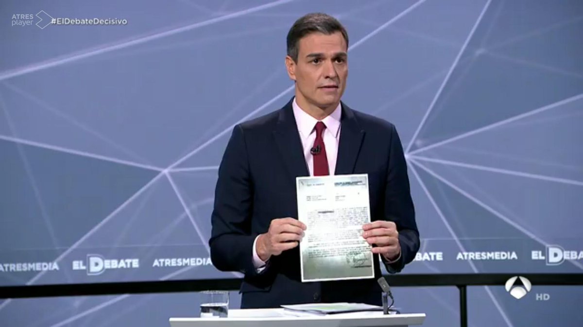 "¿Pero no te vale con el informe de urgencias?" #ElDebateDecisivo
