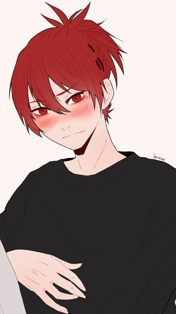 Creo...que no me siento muy bien...-apoyándose de la pared soltando suspiros calientes- siento...mucho calor...