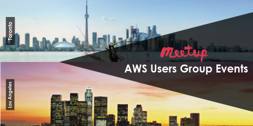 OnicaGroup's tweet photo. We have exciting #AWS User Group #Meetups planned this Thursday, April 25th in Toronto and Los Angeles! Learn more &amp; RSVP here: https://t.co/FXLa3N9M5f #thinkcloudnative https://t.co/kr2PTzXGg4