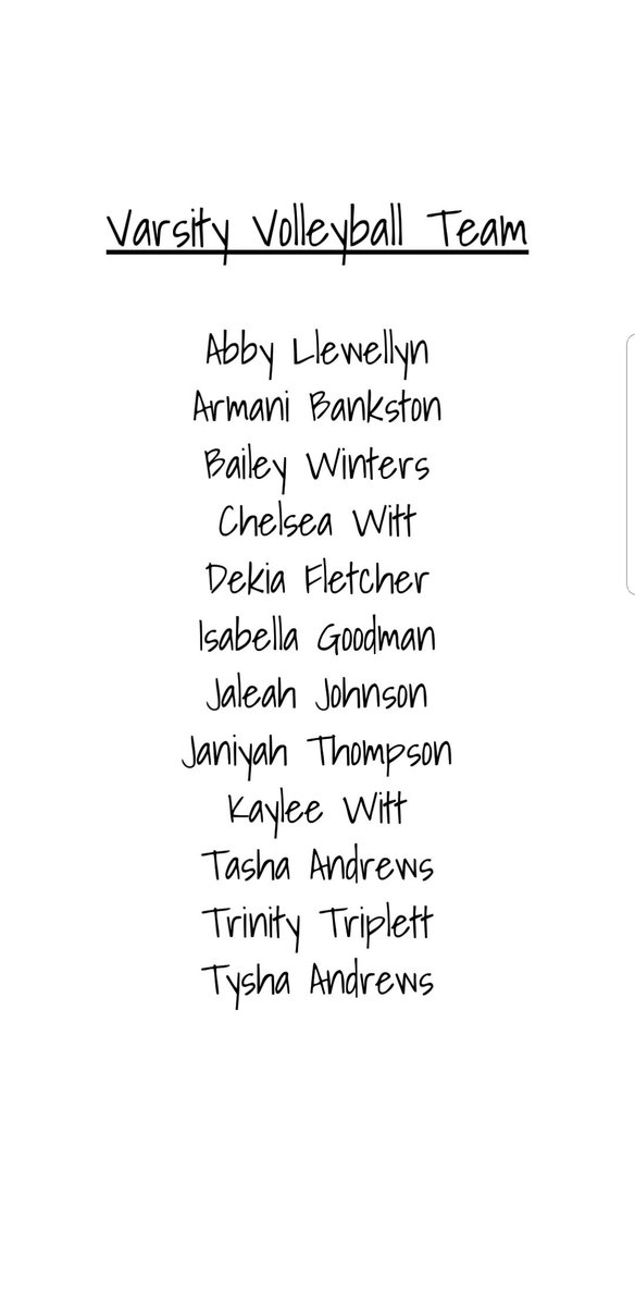 sheffieldvolley's tweet photo. Help me congratulate these ladies for making the Varsity Volleyball Team! Hard work pays off!! @SCS_Bulldogs @SHSBulldogs_ @sklindsey2012 https://t.co/h81o1mLB0m