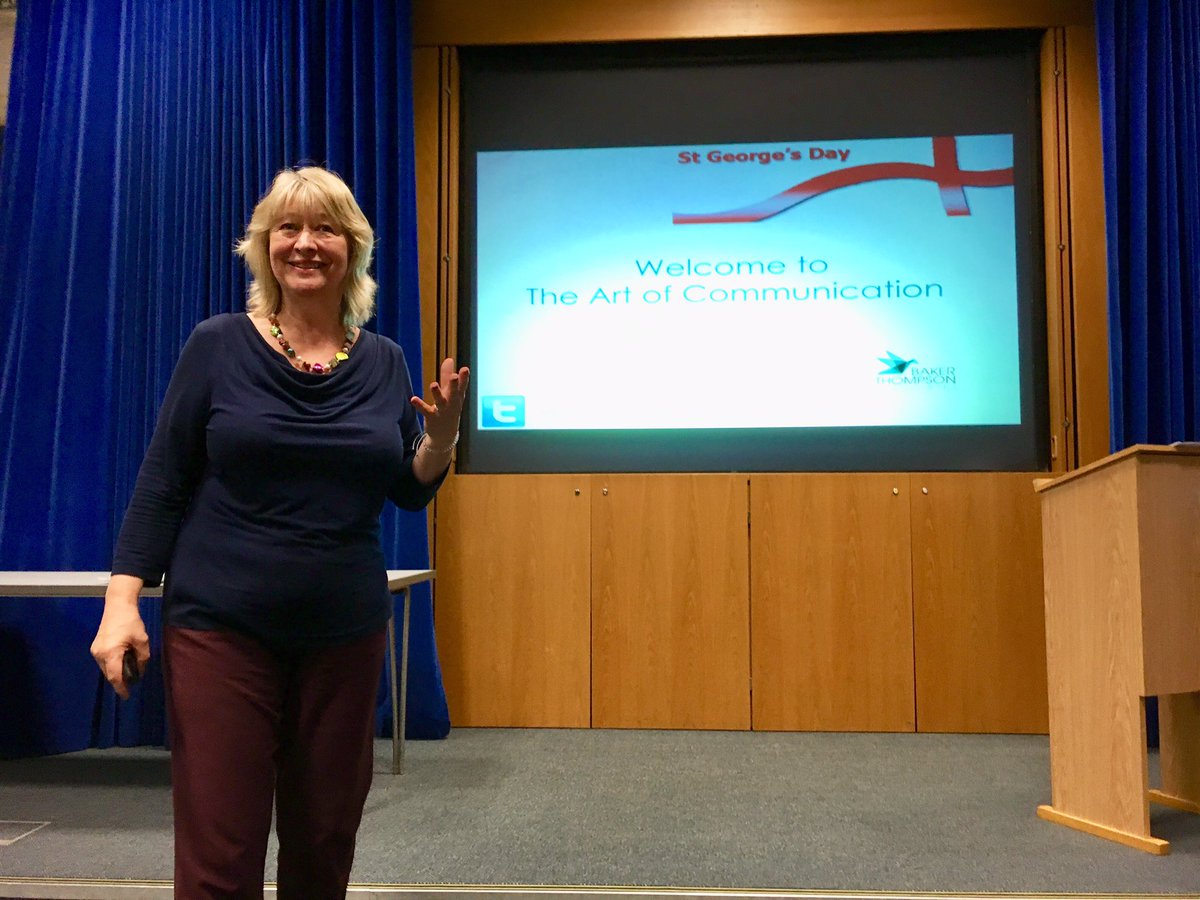 SHampshirePAs's tweet photo. Weβve enjoyed a fantastic evening event with @BakerThompsonAL at @HantsPolice HQ talking about the Art of Communication. Thoroughly energising and thought provoking session. Inspiring stuff. Thankyou Heather! #Learning #PASkills #Networking #Business #Communication #BodyLanguage https://t.co/5sg07rxe6V