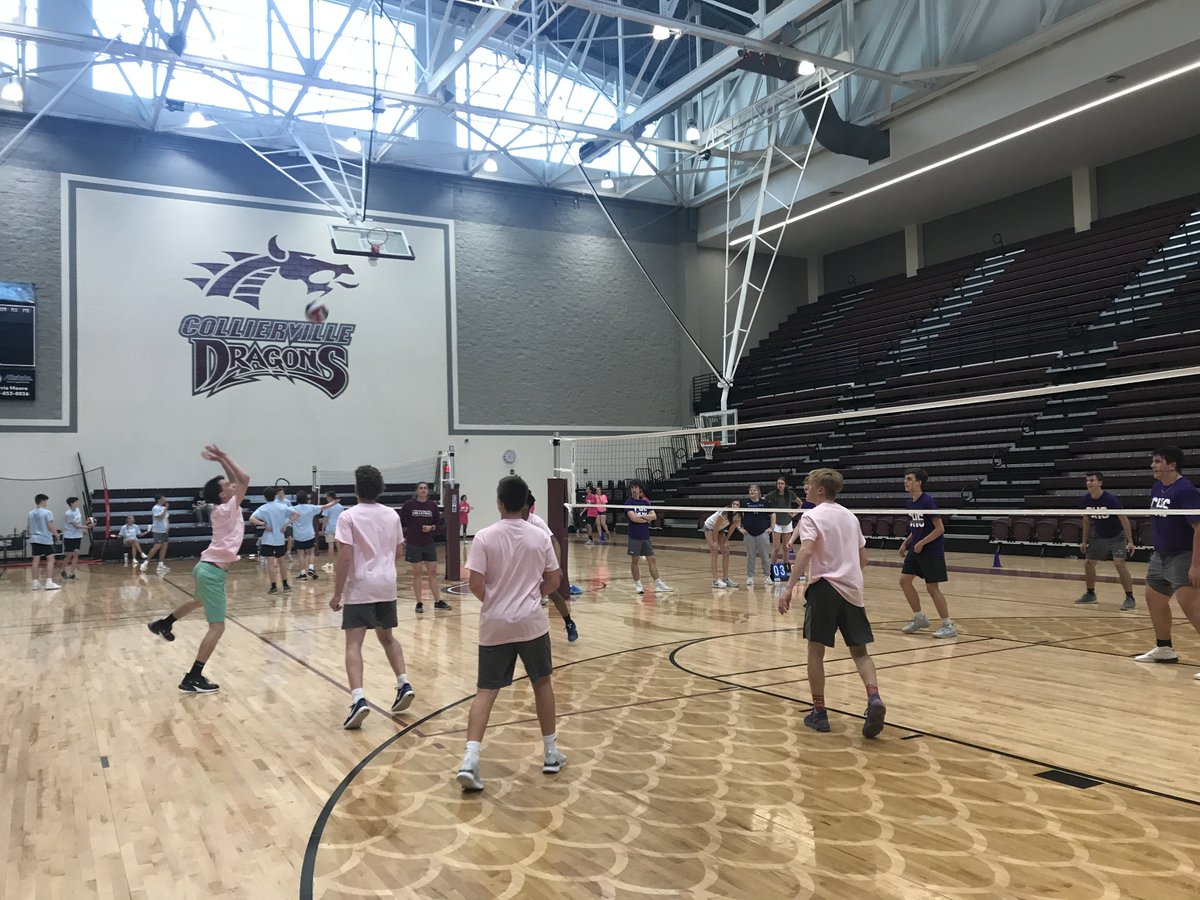 goCHSvolleyball's tweet photo. Volleyball guys in action! Still plenty of time to check them out...$3 admission MTM Fieldhouse. https://t.co/omDJXJkQ6X