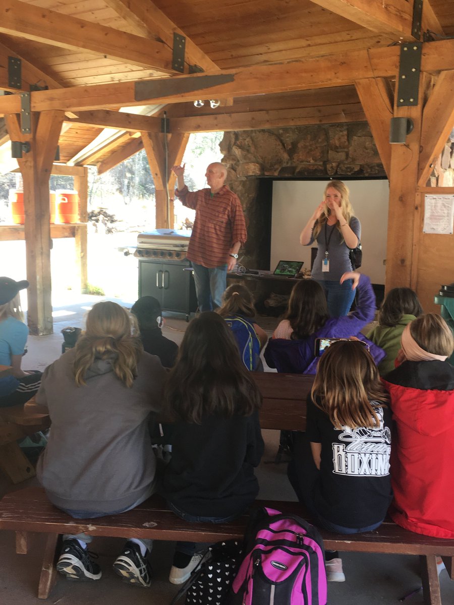 WebberMS's tweet photo. More photos from our 6th grade field trip to Sylvan Dale Ranch that capture the student engagement & excitement of the day! TY @SylvanDale #theWebberWay #WebberLearns #ExperientialLearning #ProblemSolving #WaterEcology #PSDproud https://t.co/24SGrcyAUD