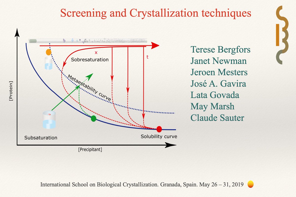 ISBC Granada 2019 #Crystallization Take a look at marvellous group of Speakers.   #CrystallizationTechniques .  isbcgranada.org