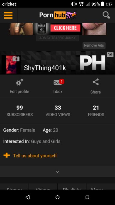 I'm officially on pornhub 🤷 https://t.co/0T59moYcBc