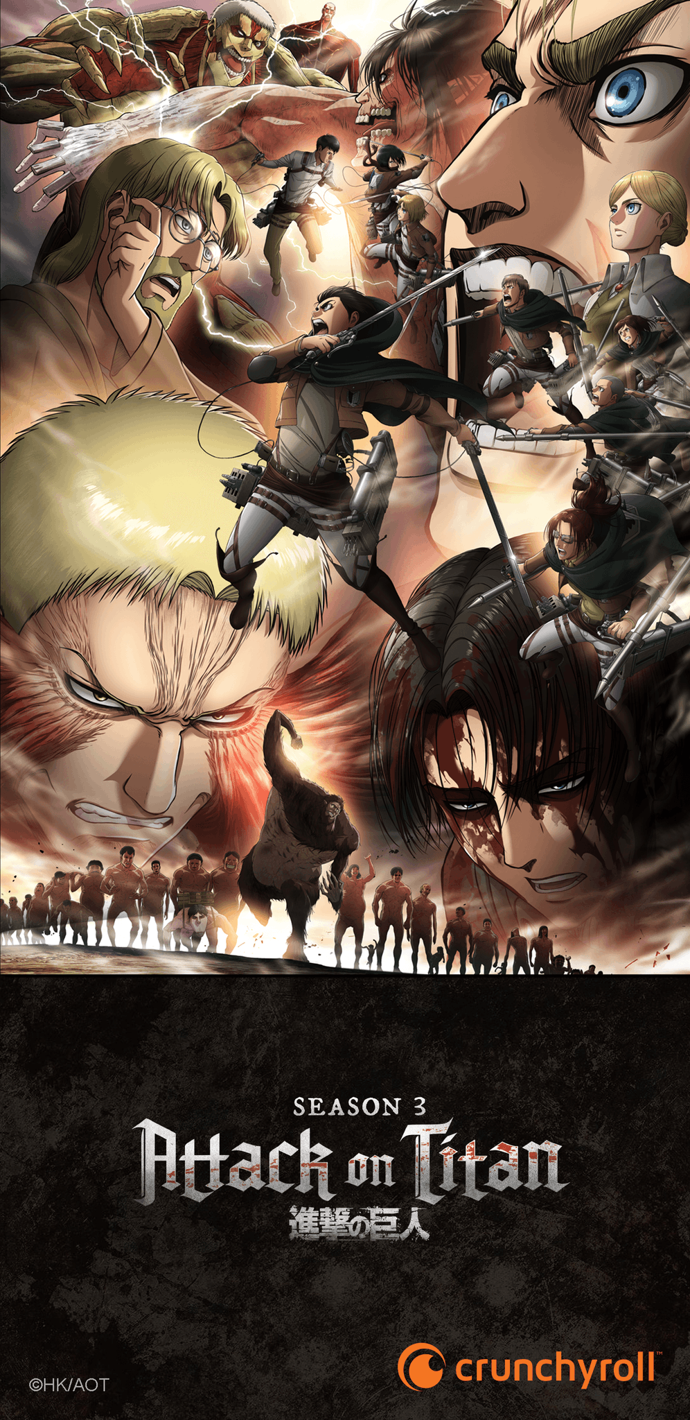 Attack on Titan S3 Incursão - Assista na Crunchyroll