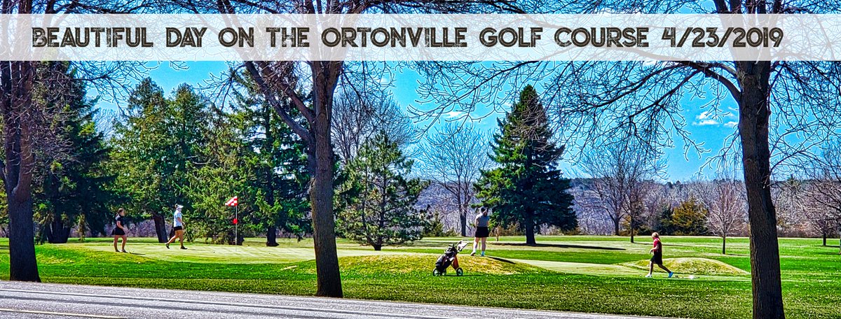 OrtonvilleGolf's tweet photo. Great to see the school getting a round of golf in today on the Ortonville course! https://t.co/dgM6KxwYTL
