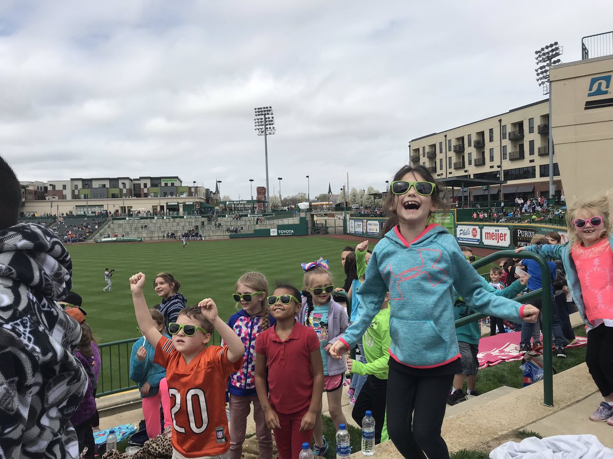 We had a blast at the TinCaps game!