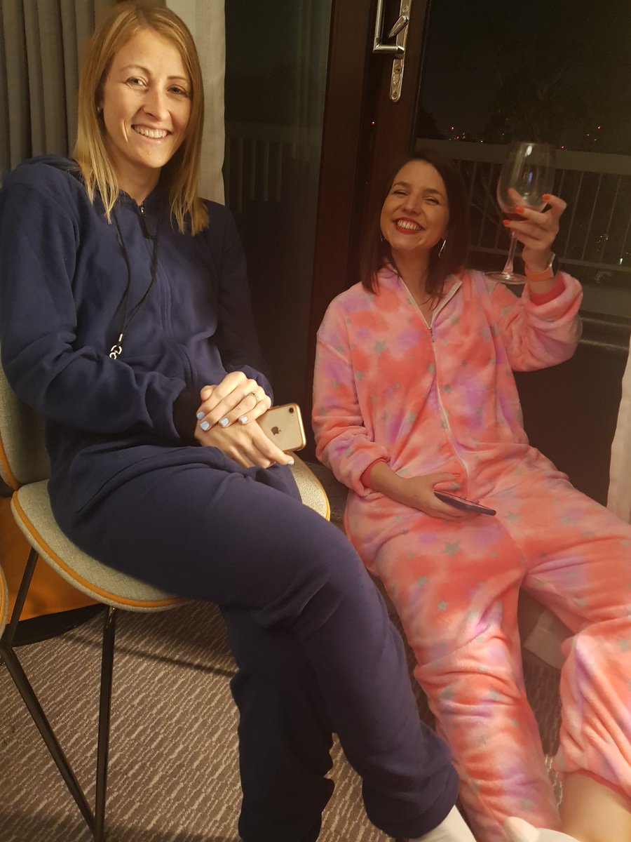carostrachan's tweet photo. How to start our #FestiveAll global meeting? With a onesie night of course! #BeTheRoad https://t.co/8ujls4HJKZ