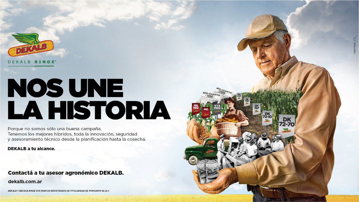 centralctl's tweet photo. Somos la agencia creativa de @DekalbArgentina y creamos la campaña integral de comunicación para este año, que contó con piezas gráficas, spots de radio, banners para web y diseño de posteos para redes sociales.
La campaña tiene 5 piezas, hoy te mostramos la primera.
#CentralCTL https://t.co/qKmGsZfsdR
