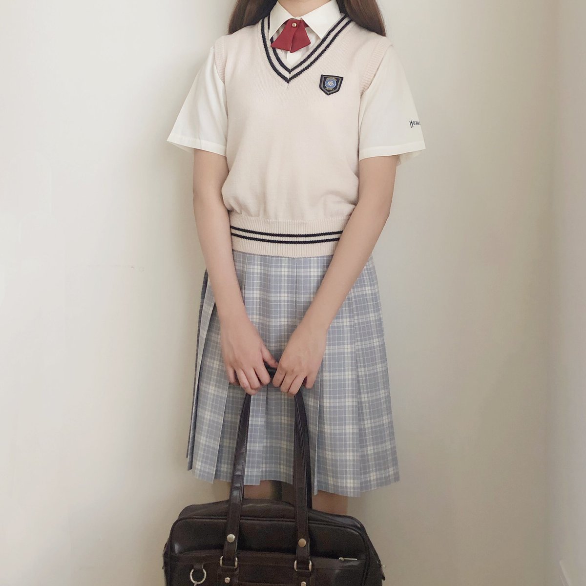 毎日 #制服図鑑 福島成蹊高校·夏セット4点 ブラウスは指定外です