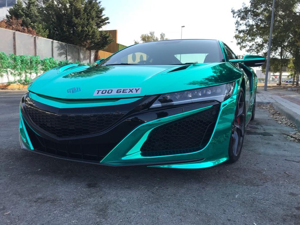 VerveRally's tweet photo. Metallic Sea Green Chrome Honda NSX joins the Verve Rally Snowdonia
#HondaNSX #VerveRally #MetallicWrap https://t.co/3DmEBNWnie