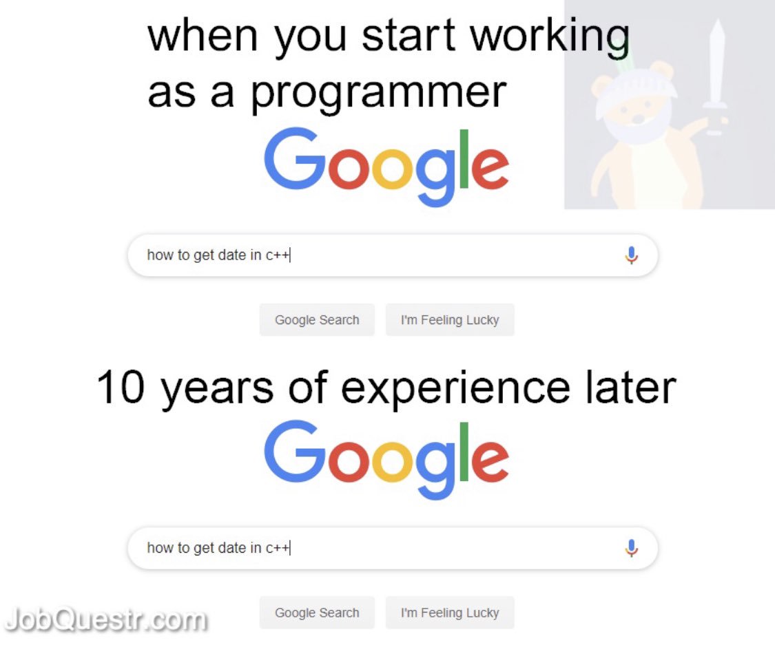 codehamster1's tweet image. That’s life sometimes…. 😭😭😭
@codehamster1
#jobquestr #programmer #codinglife #coding #programminglife #opensource #python #java #javascript #bostondevelopers #bostoncoders #webdeveloper #php #typescript #css #bugsincode #recruiters #html #nerd #geek #codinghumor