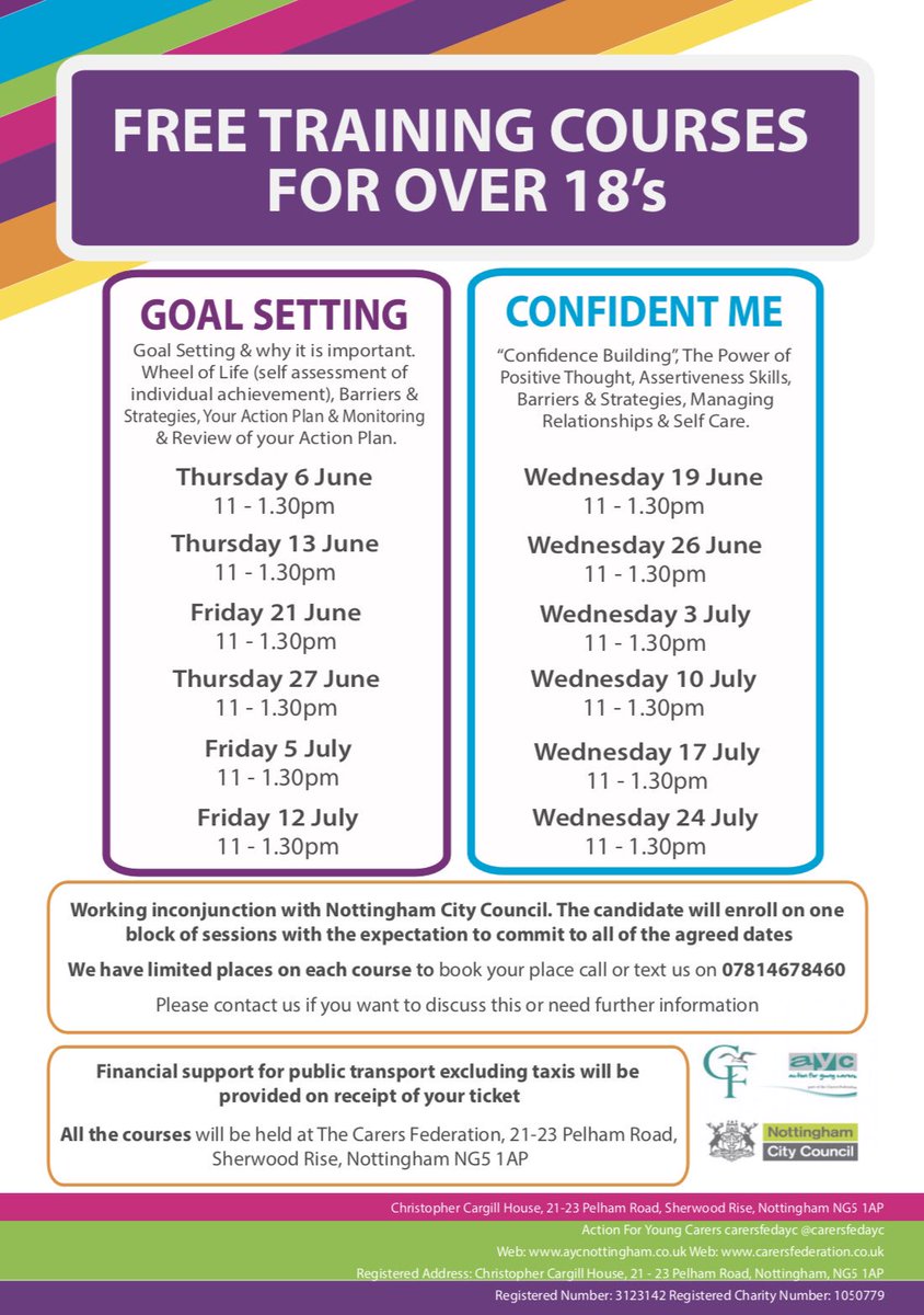 Free training for adults 
Get in touch to enrol on one of our courses 
#nottingham #free #training #freetraining #getintouch