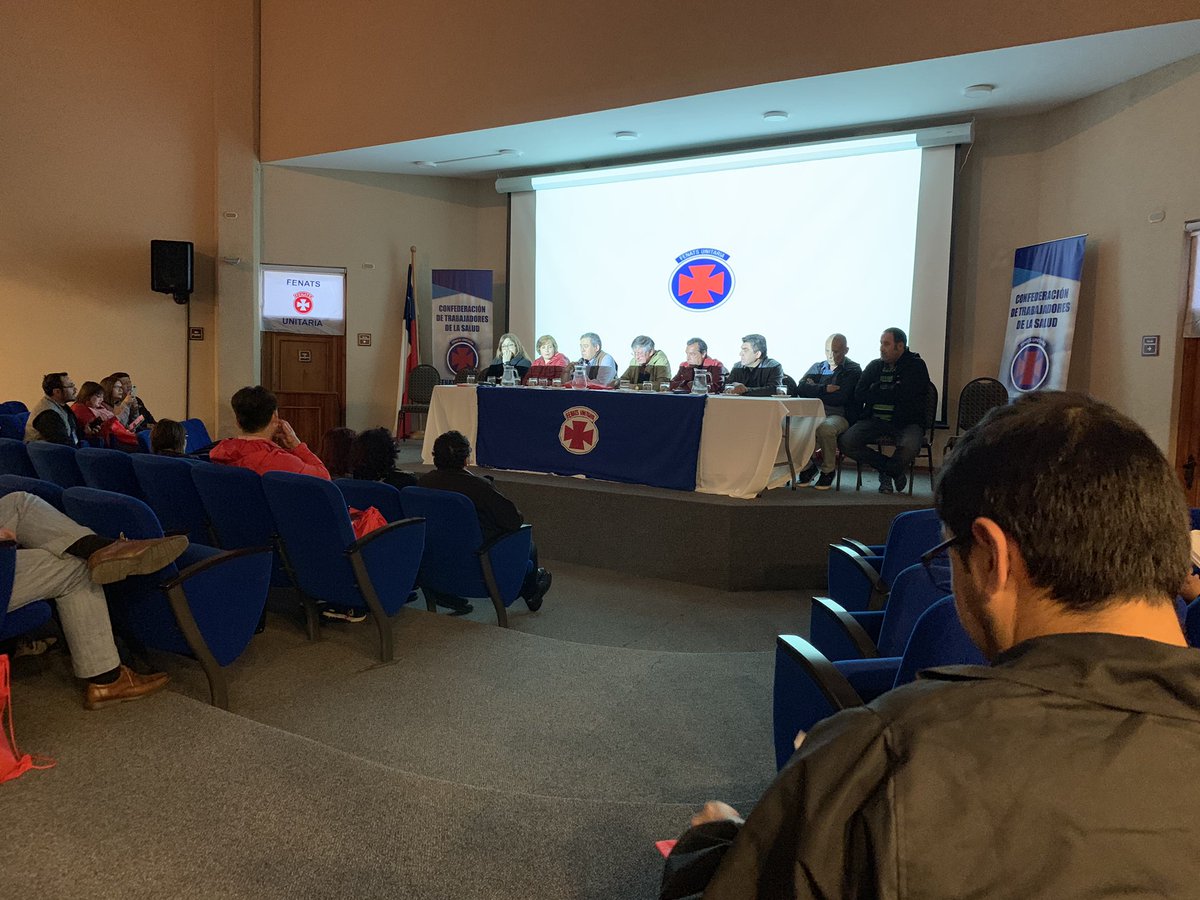 Kinecarlos's tweet photo. En congreso y asamblea @fenatsunitaria, esperanzados como @FenatsMelipilla en un trabajo gremial acorde a las necesidades y reconocimiento de nuestros trabajadores. Un reconocimiento a la salud pública y mejoras laborales para evitar tener fcnarios más enfermos que usuarios. https://t.co/wrhtRTI9x9