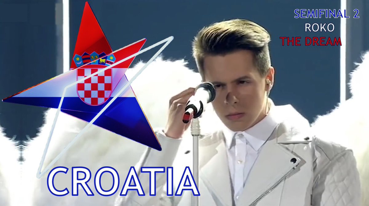 JuanmaJiDi's tweet photo. #Eurovision2019 #MiTop41 En el puesto 11º está la #MaravillosaRanciedad de #Croacia 🇭🇷 #Croatia que canta #Roko que es una de las grandes voces de la edición. El pipiolo en cambio tiene muy difícil el pase a la final con semejante outfit y su histrionismo... pero #Heroj me flipa! https://t.co/BIWO2L2e2p