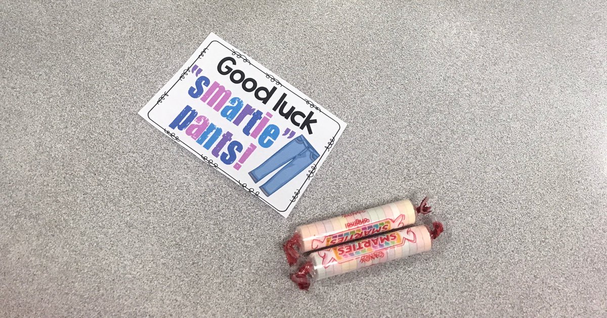TheDonutTeacher's tweet photo. Dorrisโ Donuts are loving these sweet treats and messages before taking Georgia Milestones each morning! Some of their parents wrote them encouraging notes too ๐๐ #TribeOnTheMove #MathSmarties https://t.co/fwYUuFkob6