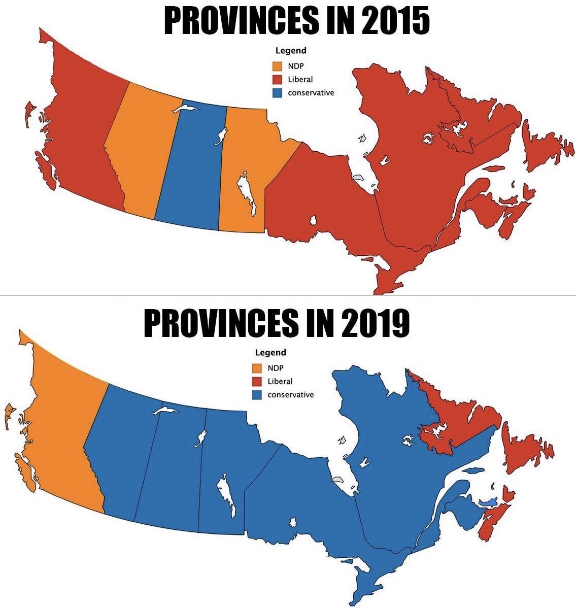 liberals vs conservatives map