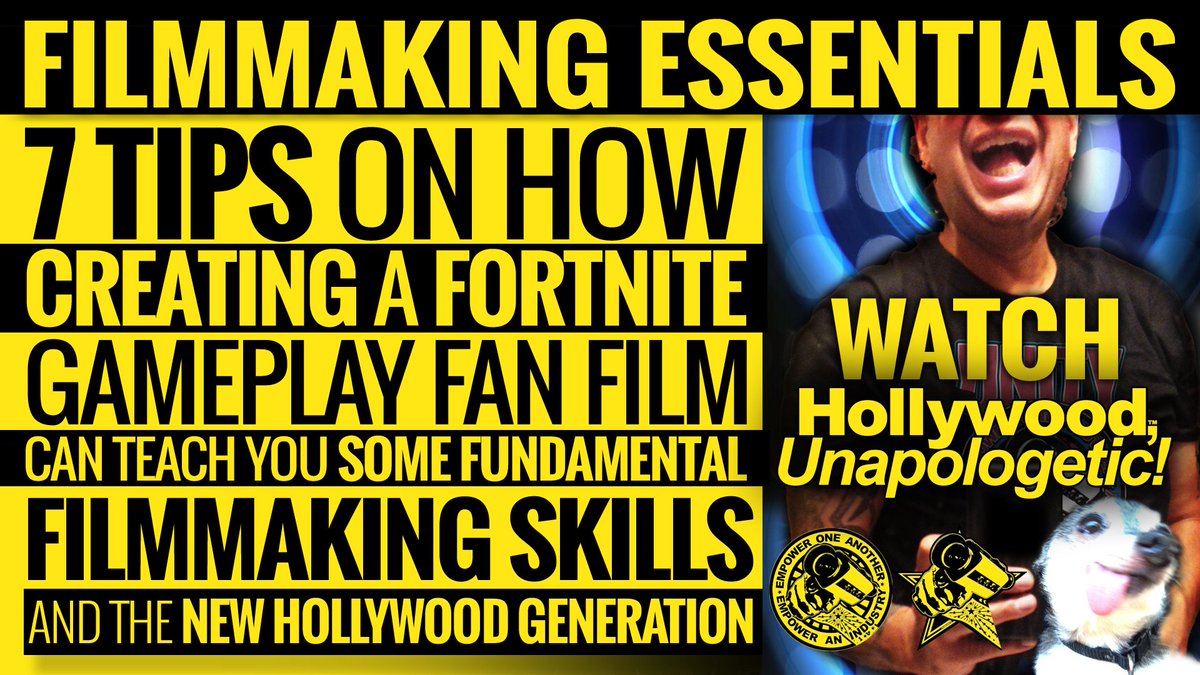BattlefieldHlwd's tweet photo. #FilmmakingEssentials: 7 Tips On How Creating A #Fortnite Gameplay Fan Film Can Teach Fundamental #Filmmaking Skills https://t.co/bJJMkva1b0 #HollywoodUnapologetic @orlandodelbert #SupportIndieFilm #WomeninFilm #IndieFilm #FortniteFilmmaker #FortniteFilm #VideoGameLessonsLearned https://t.co/LlWzUV5FPI