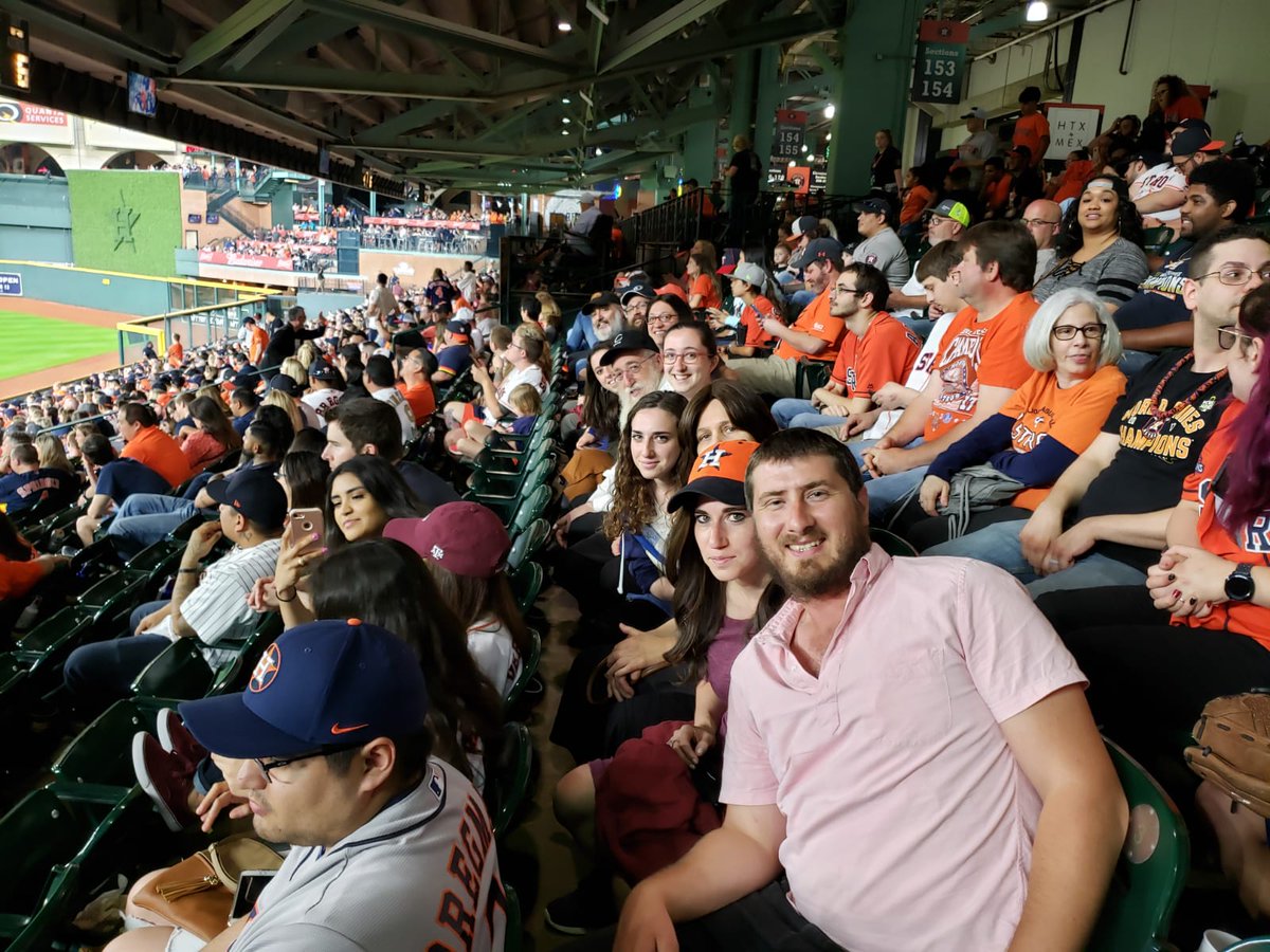 #CholHamoed @astros Exciting game and great entertainment from the fans behind us