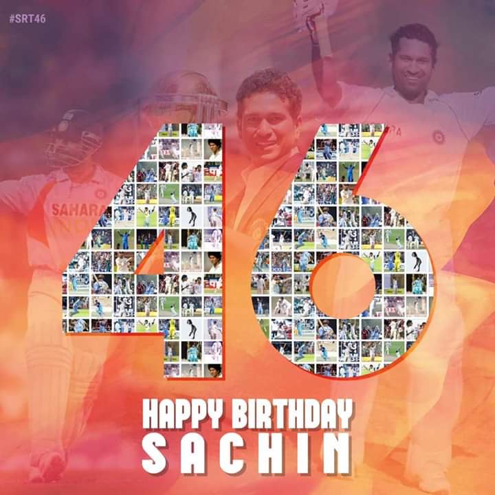 Happy birthday Sachin tendulkar  man of  hearts all indians age is just no       