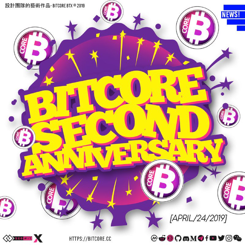 Bitcore_BTX's tweet photo. We are happy that we can celebrate today the 2nd anniversary of the BitCore. This is a wonderful day for all of us. We're all very much looking forward to what is coming during our 3rd year! #HappyBirthday #BitCore https://t.co/CdtSjGqVrh https://t.co/DH3pIPMqyh