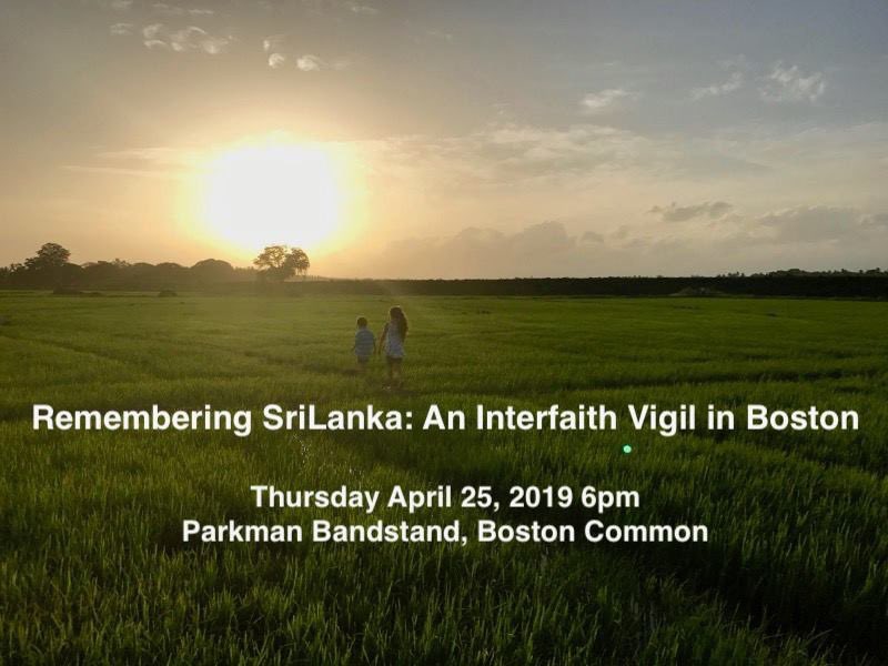 slane_usa's tweet photo. SLANE together with the Massachusetts Council of Churches invites you to an interfaith vigil for Sri Lanka #RememberingSriLanka #PrayForSriLanka https://t.co/6ayGULJS6V