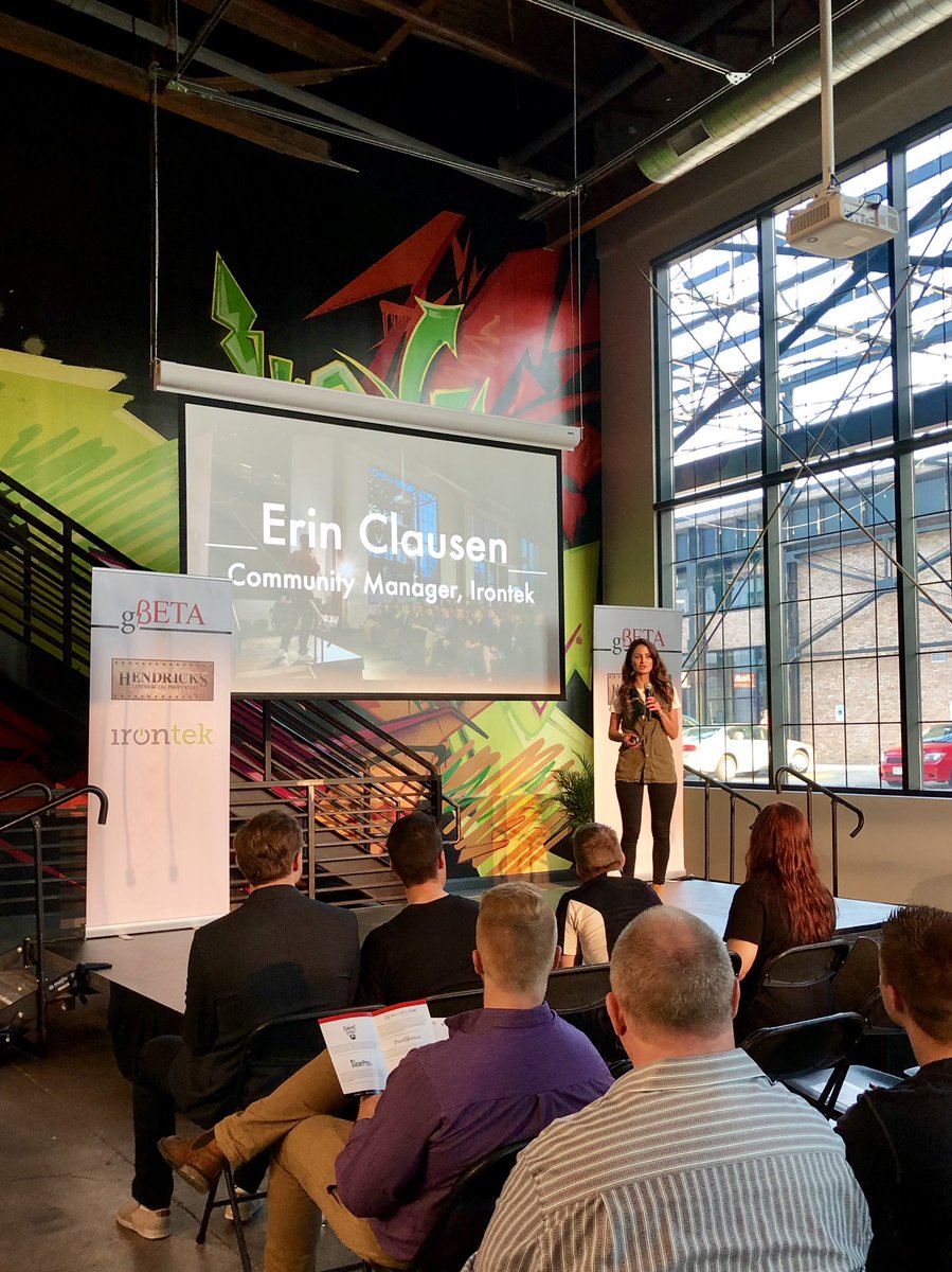 gBETAstartups's tweet photo. Thanks @eclausen15 and @irontek_beloit for being @gBETAstartups’ Beloit home and the site of LiveBETA Beloit tonight! #LiveBETA https://t.co/1s3KNhbvB8