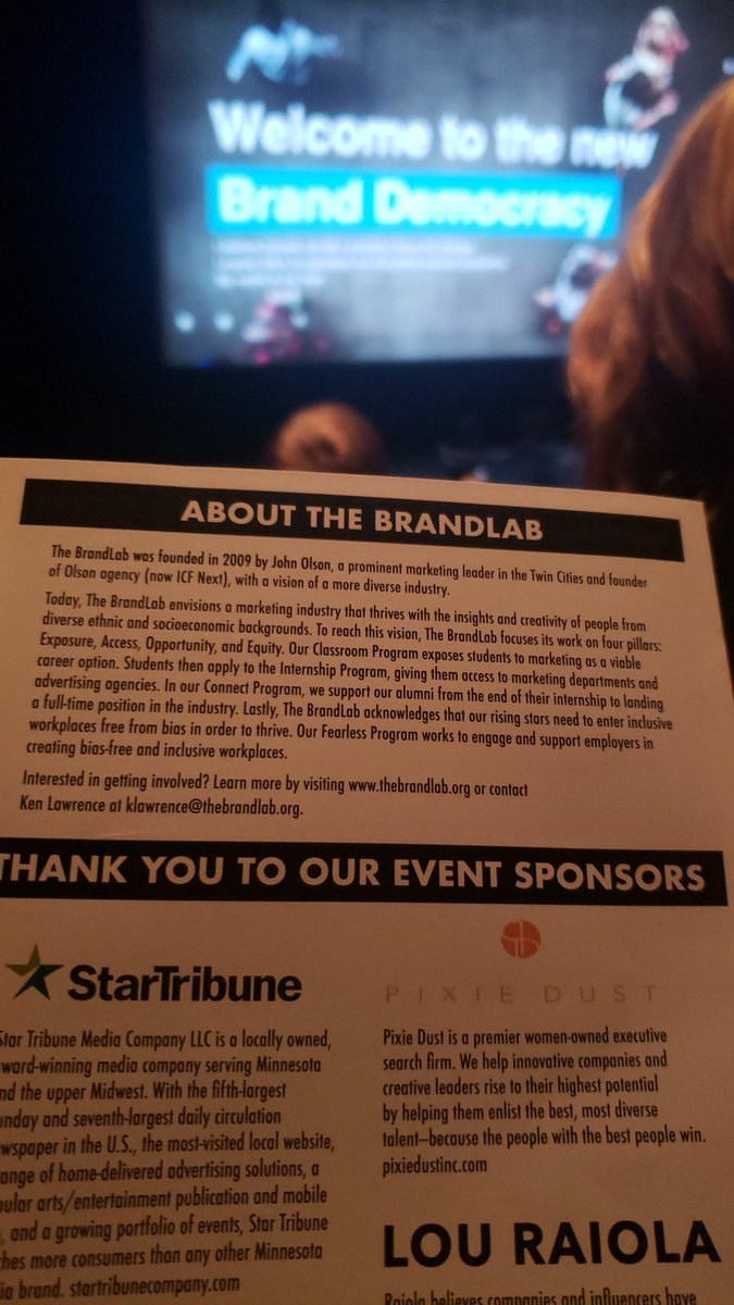 ICFNext's tweet photo. Proud to have have have had a hand in founding this incredible organization and movement: @TheBrandLab! #tblfearless #DiversityandInclusion https://t.co/Ozjg35NhjU