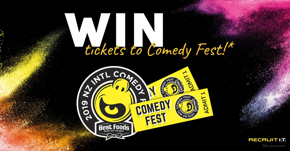 RecruitIT's tweet photo. We're topping up this short week with a double pass to "The Best Comedy Show On Earth", as part of this year's @NZComedyFest!
Check out the details and enter here: https://t.co/fjIi2dsjnu …
#RecruitIT
#ITJobs
#tweetmyjob
#ITNZ
#NZTechWeek https://t.co/wVVB10OAzy