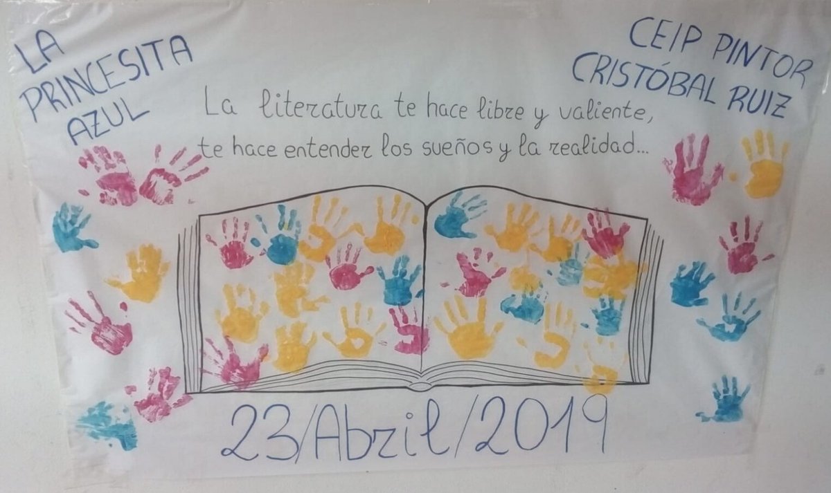 Laprincesitazul's tweet photo. #DiaDelLibro #Cuentacuentos
#LaPrincesitaAzul #LiteraturaInfantil https://t.co/OVUPm5jbdt