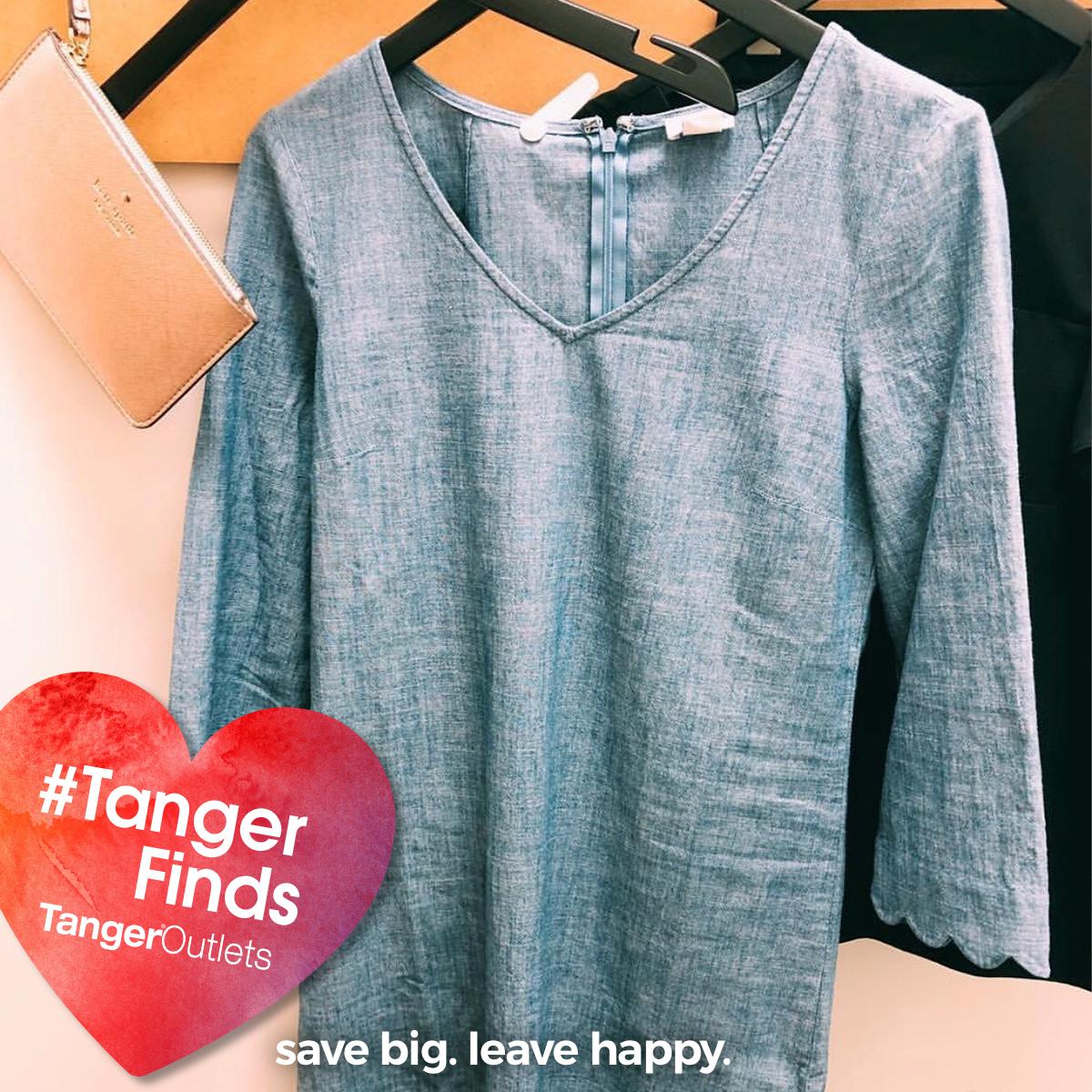 TangerOutlets's tweet photo. #TangerFinds Tuesday: β@affordable_findings how cute is this scalloped denim dress from J.Crew Factory ππ This was $15 & I just had to get it!β
Share YOUR #TangerFinds on Instagram! Head to #TangerLife to see a round up of our recent winners: https://t.co/qtA4RtKTSv https://t.co/Epw28WjoFt