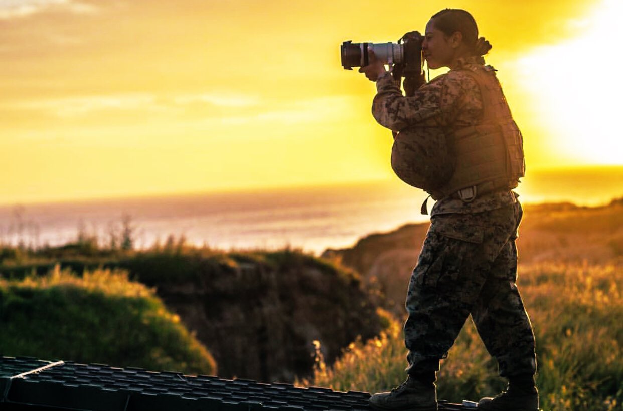 Camp Pendleton On Twitter Sunset Vibes Lcpl Betzabeth Galvan Combat Photographer 1stmlg Covers Her Unit While Training On The Best Expeditionary Base In The Corps Usmc Photo By Sgt Kyle Mcnan