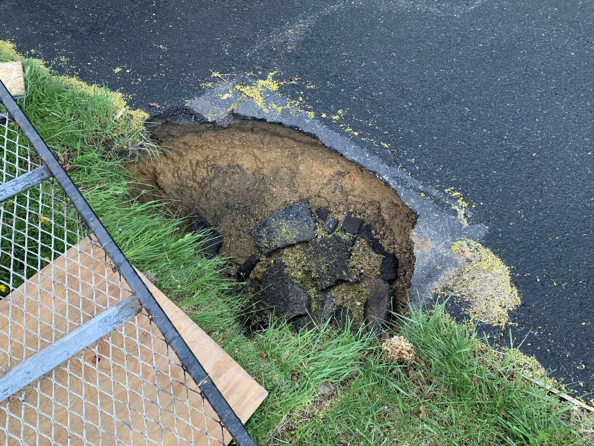 harryfike's tweet photo. Hey @realjakeshade I appreciate the time at the last commissioners meeting to share the issues with flooding in my neighborhood and the sinkhole that has formed. So far no progress on a resolution, but that’s not stopping the sinkhole from eating my driveway! Any suggestions? https://t.co/ODeJWtkbjL