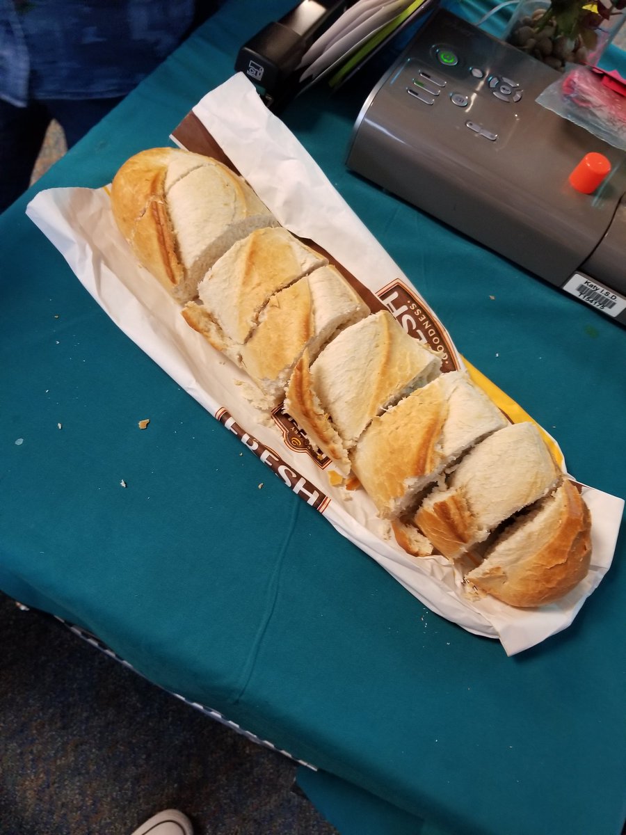 Wow! This loaf of bread was the perfect example piece to teach our students more about fractional parts! Thanks @erica_jousan for all your help these last few weeks in planning!