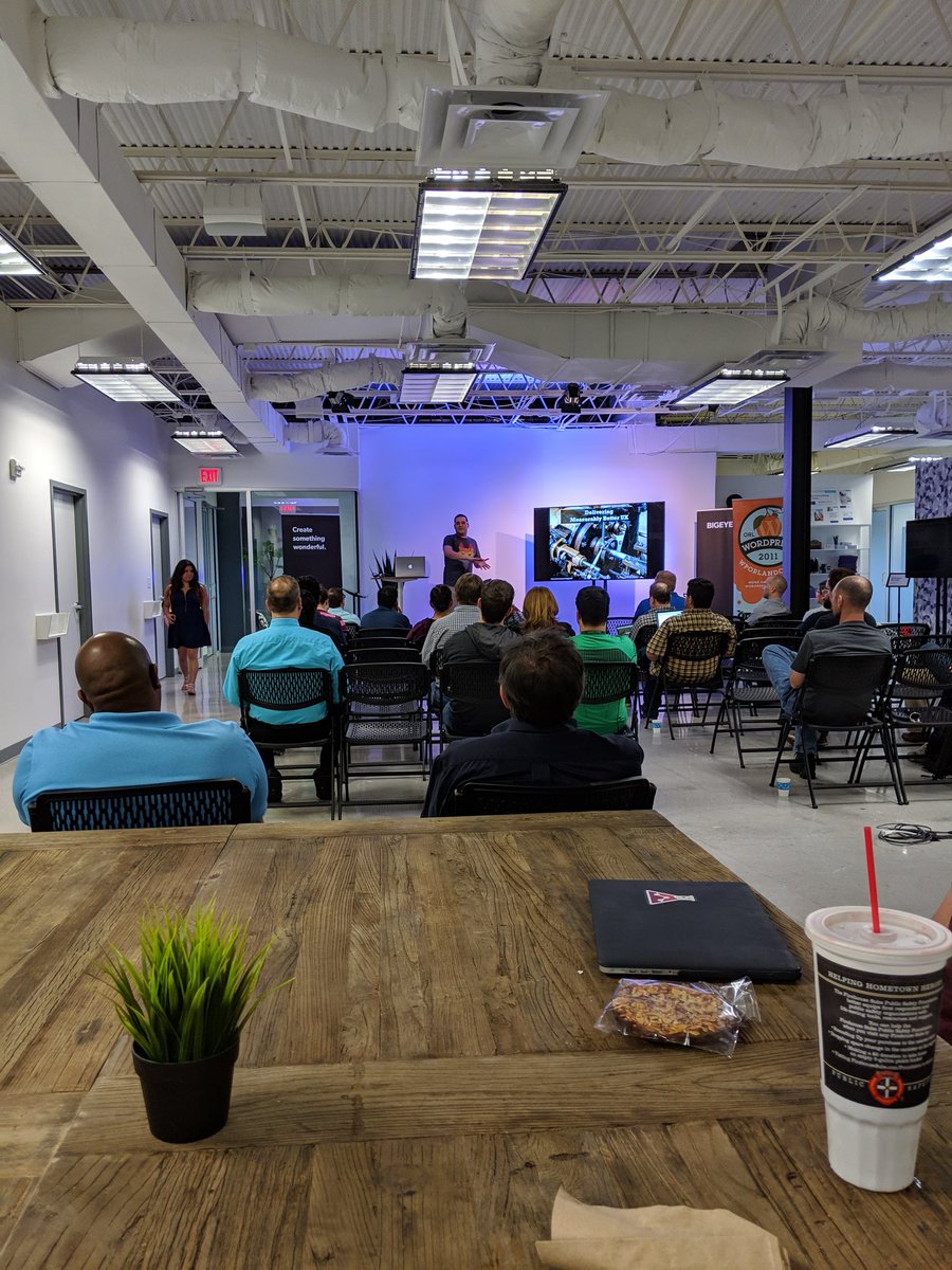 Another WordPress meetup! Learning about UX this time around. #wporlando #wpmeetup