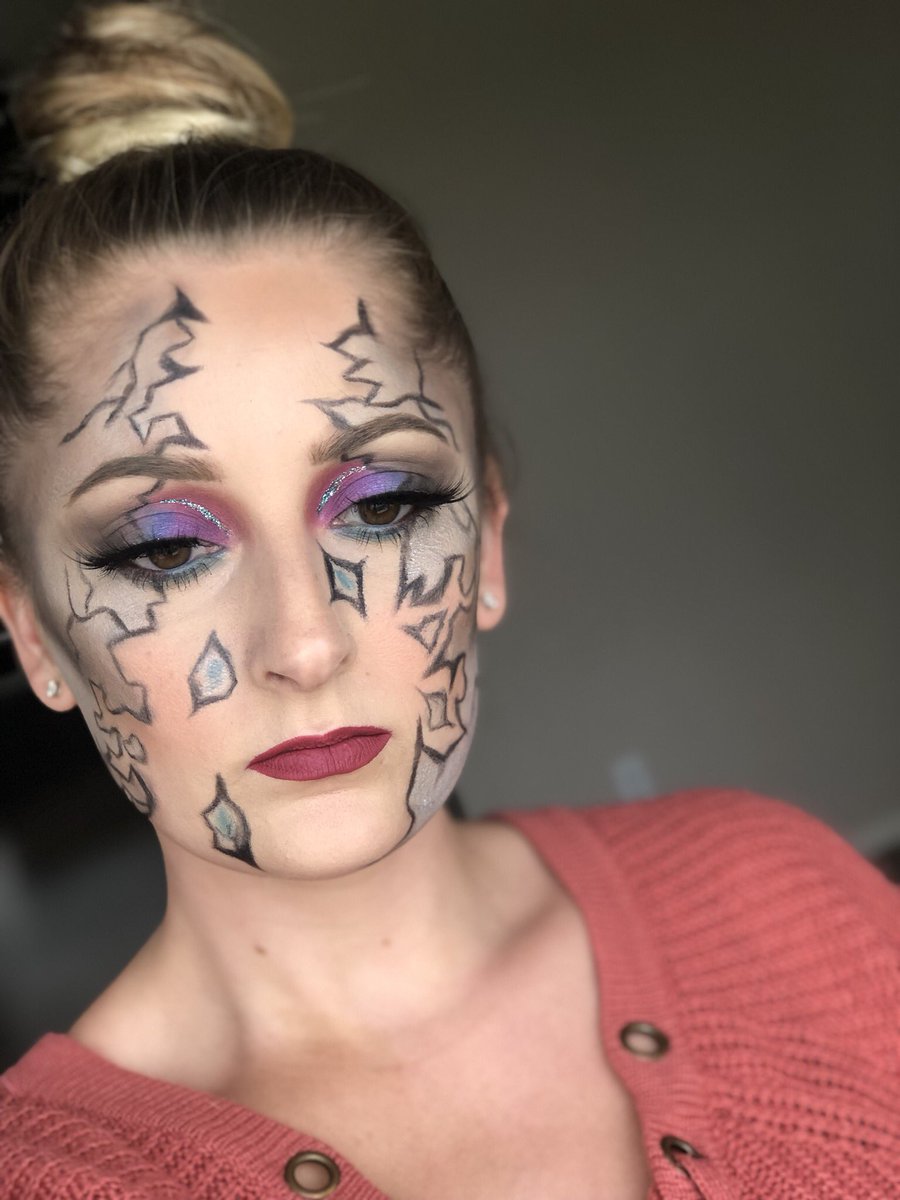 CHALLENGE!!!! #overcomechallenge This is my depression shell breaking away with makeup art and creativity! What have you overcome!!!
