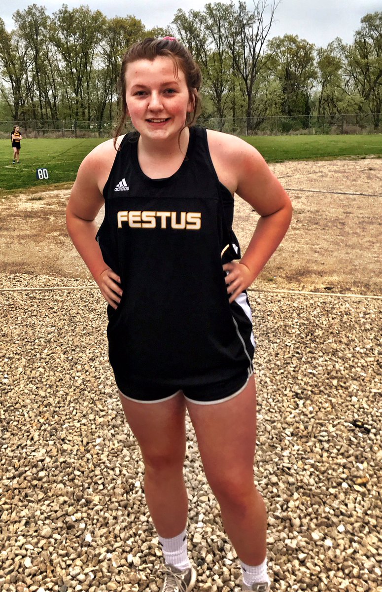 Congratulations Claire Martin on your PR tonight in Discus! 81’10” Way to go! <a href="/NicholeTownse13/">Nichole Townsend</a> @FMSTrackandXC <a href="/TheBeardedTiger/">Jake Munoz</a> @CoachReeceFMS <a href="/FESTUSAthletics/">Festus Activities</a> @coachgreenFMS <a href="/Festusprincipal/">Festus Middle School</a> <a href="/FestusGirlsTF/">Festus Girls T&F</a>