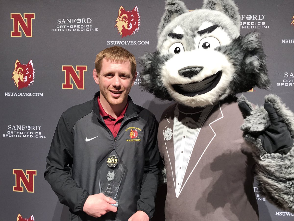 And the winner of Coach of the Year is...

ROCKY BURKETT of <a href="/nsuwolves_wr/">NSU Wrestling</a>! #GoWolves #maroonNgold #Thundies
