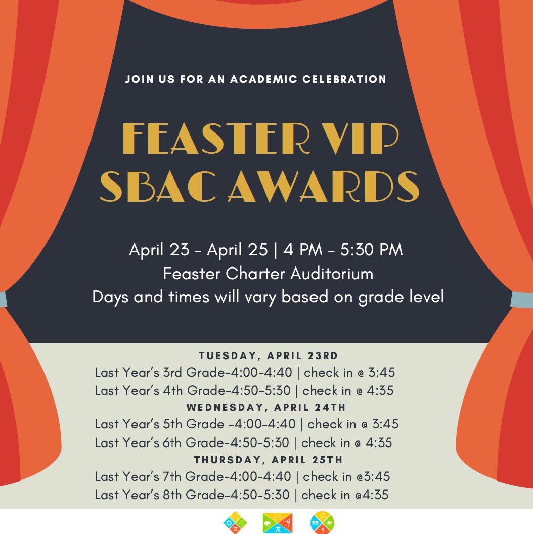 FeasterCharter's tweet photo. So excited to celebrate our VIP #SBAC Award students who received proficient or advanced on last year's assessment! Congratulations!! #feasterlearns #feastercharterschool #feastercharter #cvesd https://t.co/Uezi16rJz7