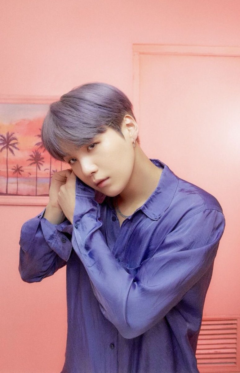 Yoongi: the quiet asexual-is out but doesn't make a lot of noise about it-wears ace colors which are conveniently very subtle-black ring on his middle finger-very supportive of community, will share his experiences to questioning people to try and help them