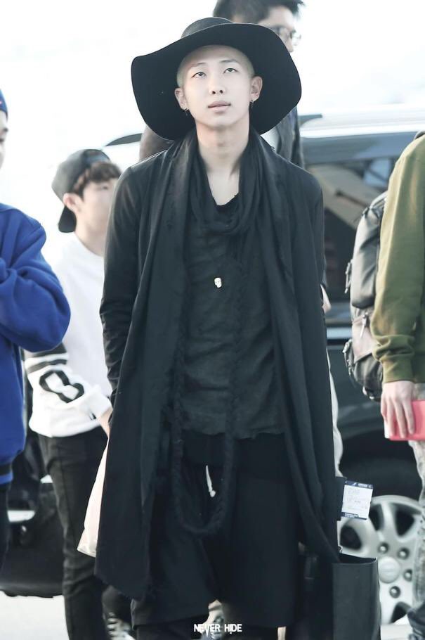 Bonus: namjoon enjoys purposefully wearing a lot of non-normative fashion