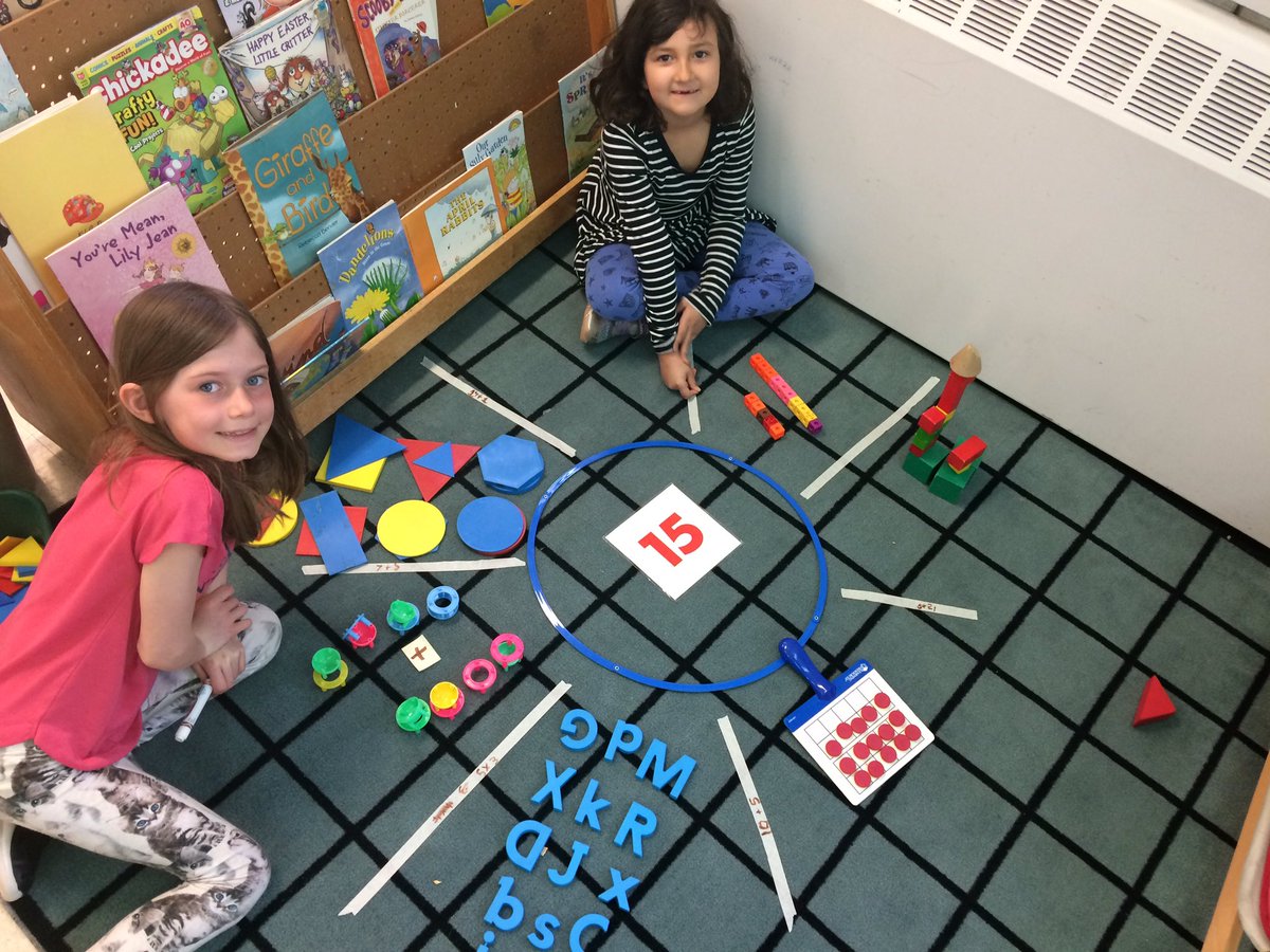 AmyMillsTLDSB's tweet image. We experimented with concept circles for the first time today. How many different ways can you represent a number? A great opportunity to show a variety of math concepts they have learned this year. Ss: “This is such fun math!” #gatorsgrow #tldsbmath