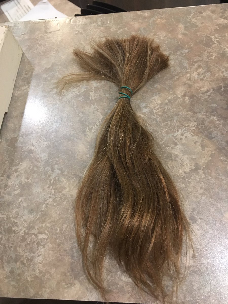 eliza_c_k's tweet photo. 10 inches later! I think that my stylist Christina was more nervous than me! Thereโs a delivery coming to you, @locksoflove ! #haircut #10inchesgone #hairdonation #newlook #springcut #shorterhair https://t.co/vLFCtT4zJE